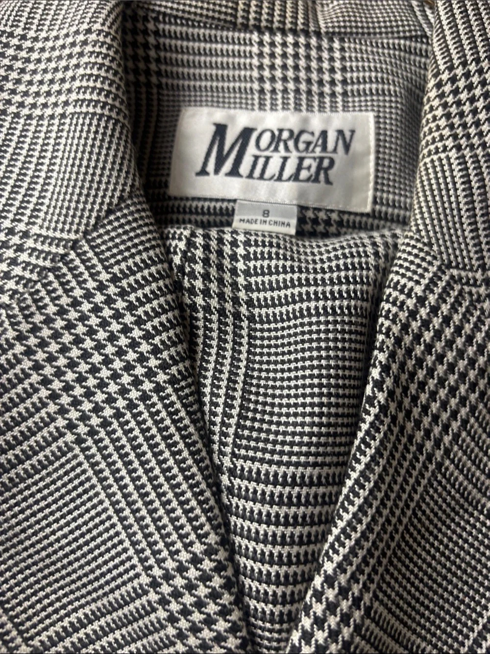 Morgan Miller Gray Glen Plaid Double-Breasted Sport Coat